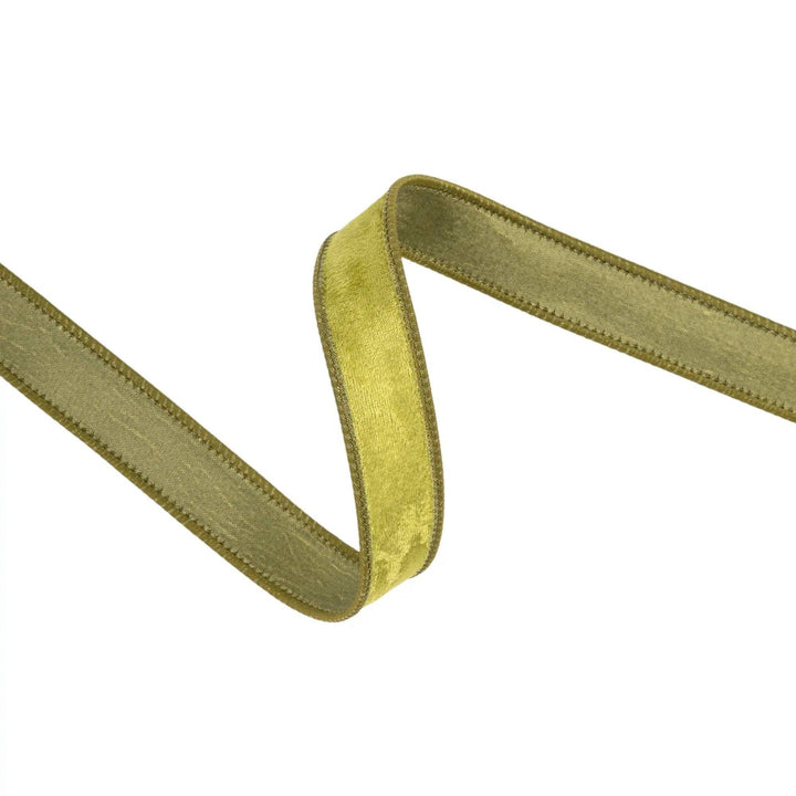 Willow Wired Heritage Velvet Ribbon | 1" 10 Yard Roll