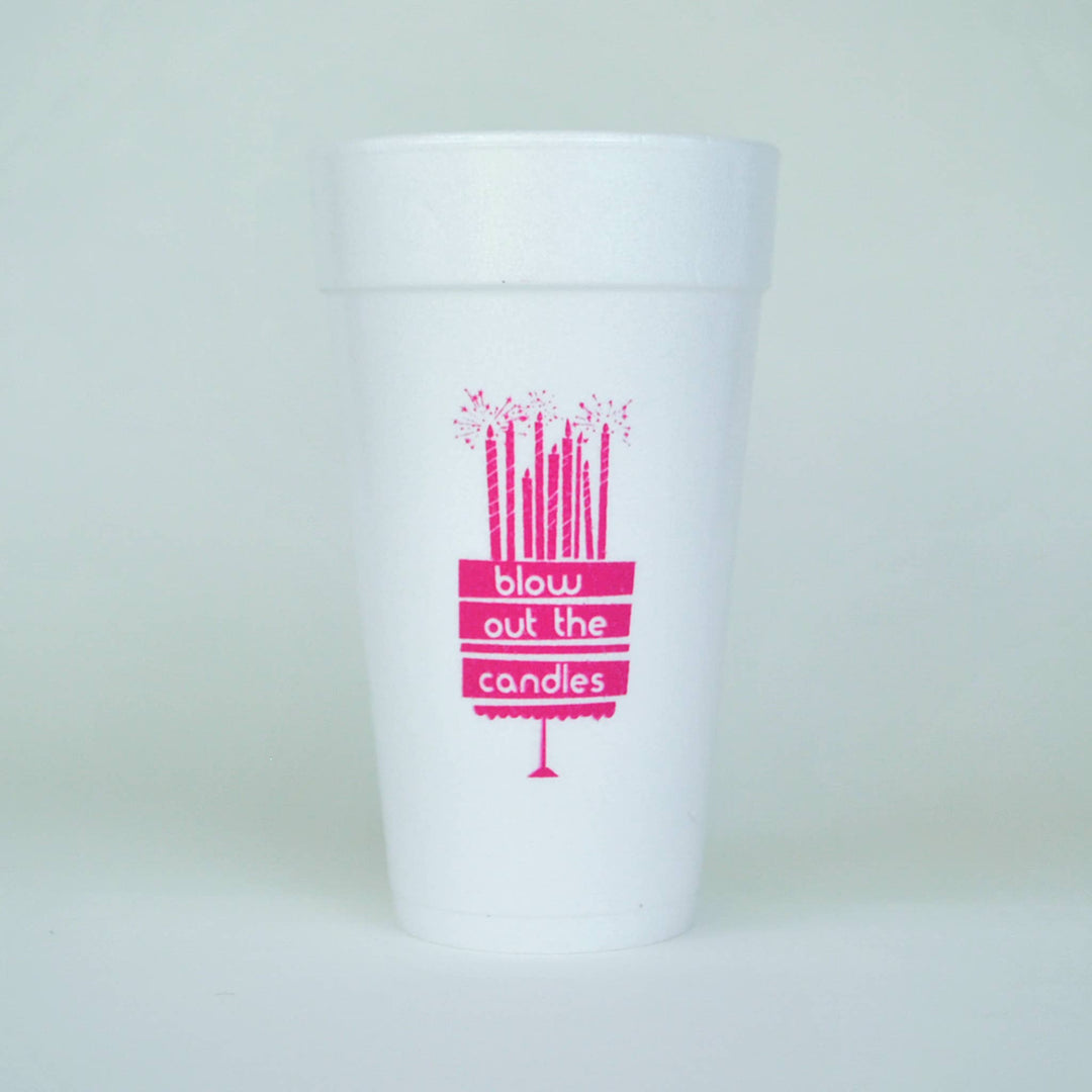 Birthday Cake Styrofoam Cup