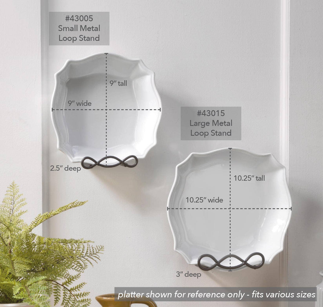 Small Loop Design Wall or Tabletop Rack