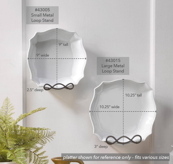 Small Loop Design Wall or Tabletop Rack