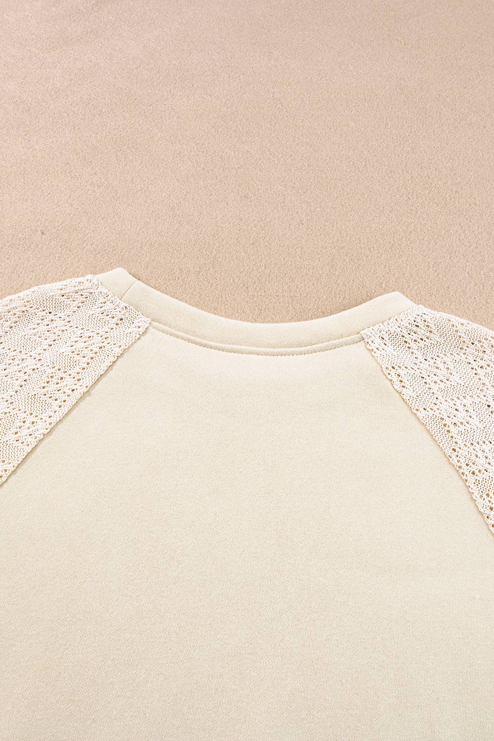 Eyelet Sleeve Pullover Top