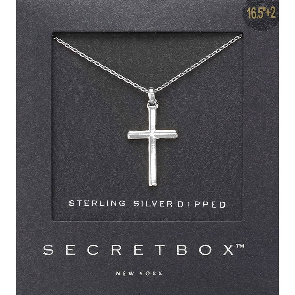 Gold Dipped Cross Pendant Necklace