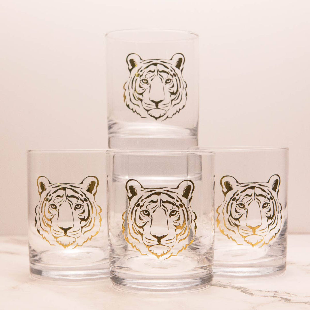 Tiger Rocks Glass