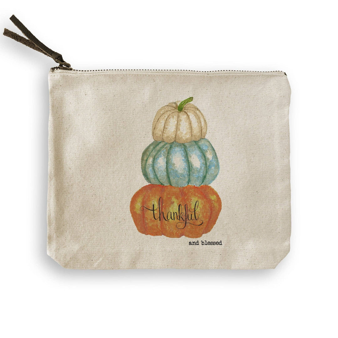 Thankful and Blessed Pumpkin Tea Towel