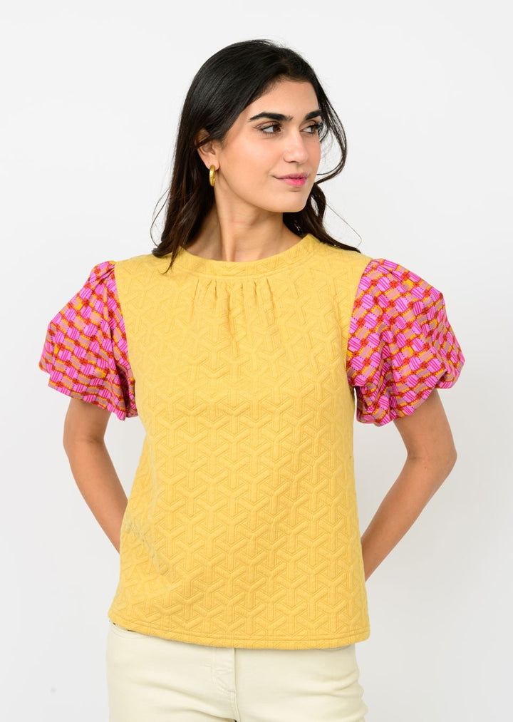 Ivy Jane Knit Puff Sleeve Top
