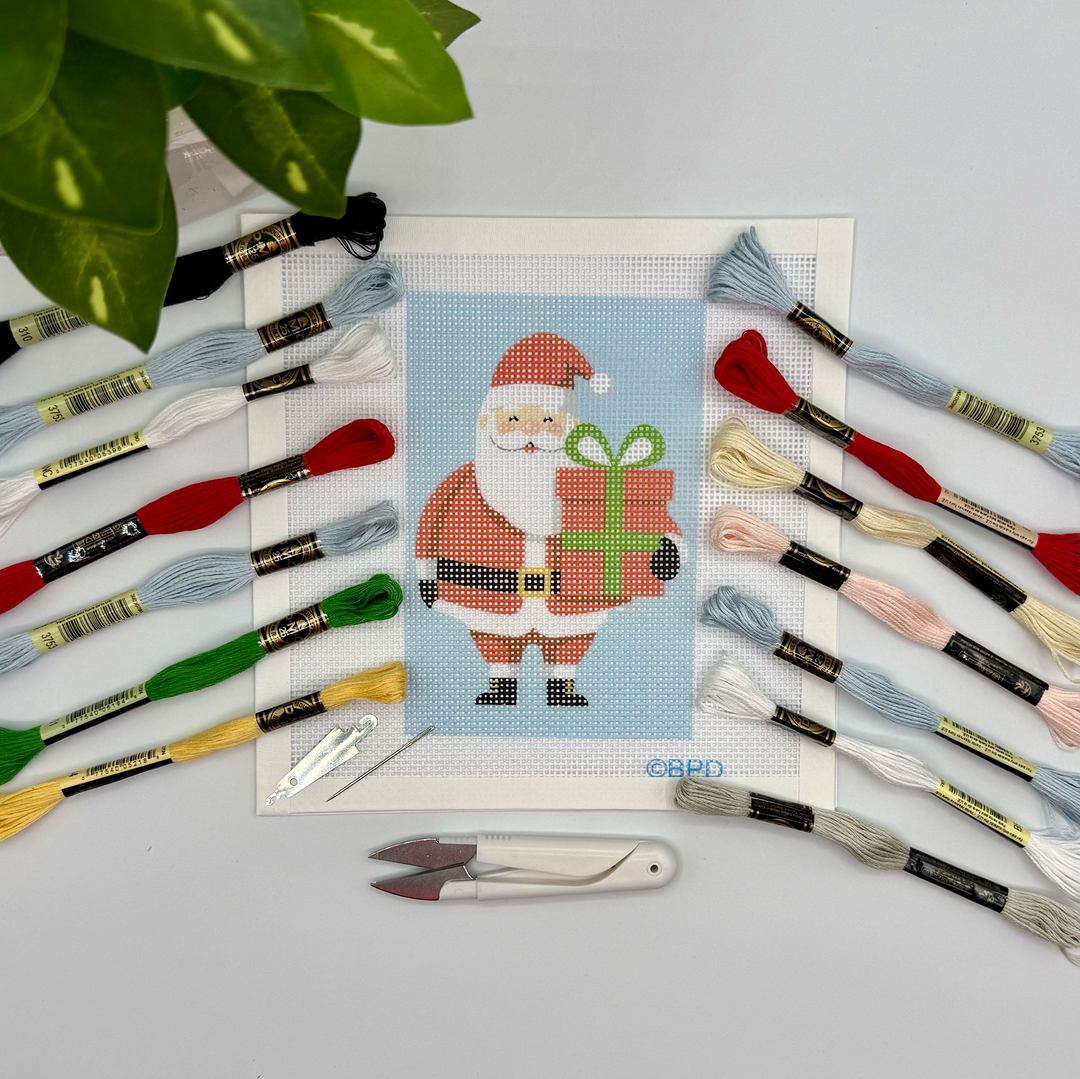 Christmas Santa Needlepoint Kit