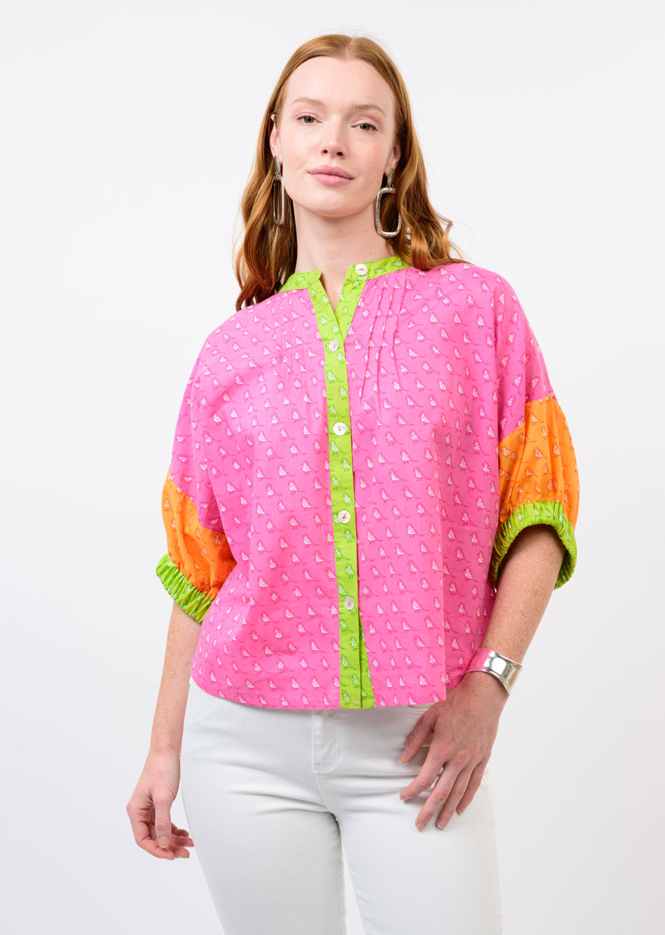 Ivy Jane Colorblock Birdie Top