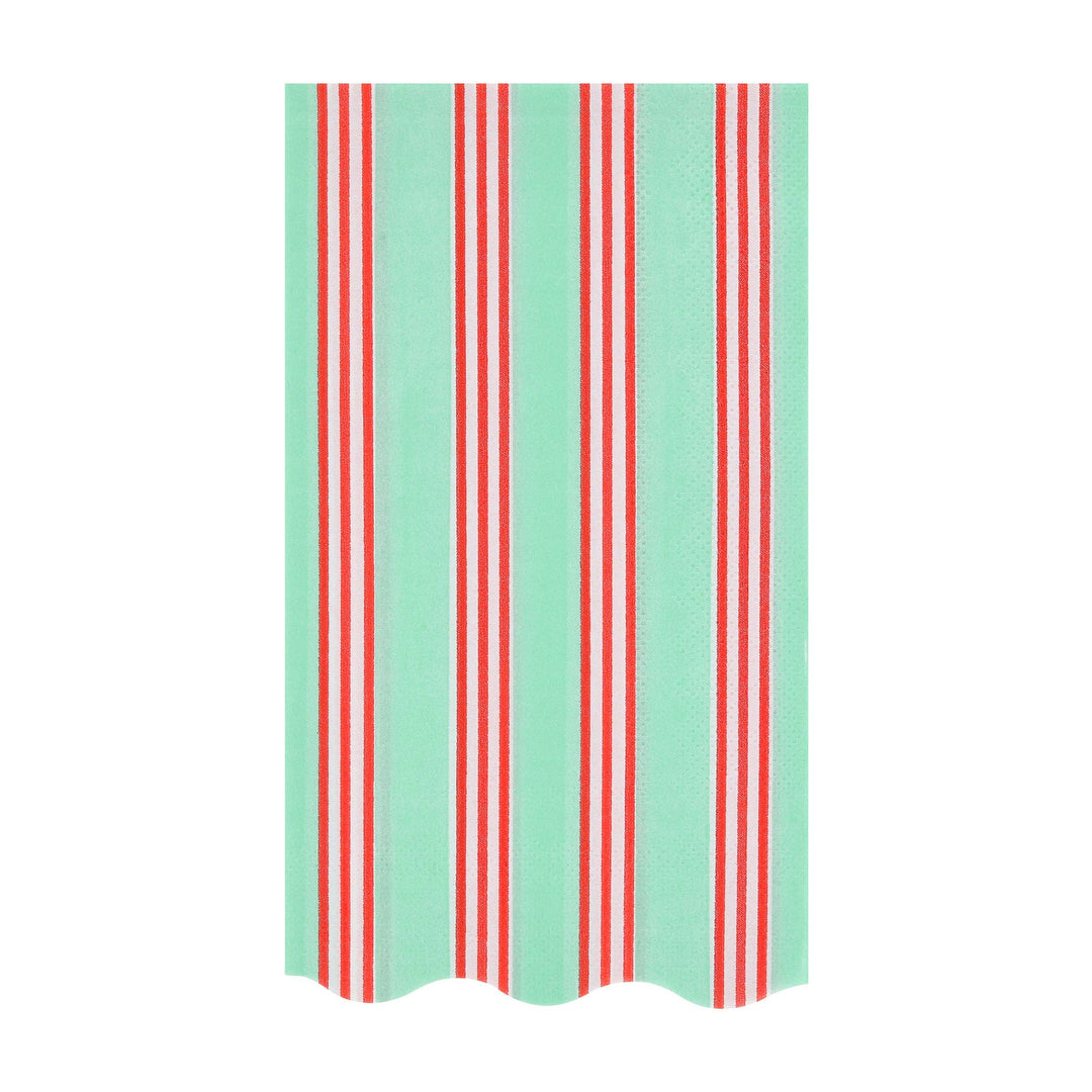 Festive Stripe Guest Towels