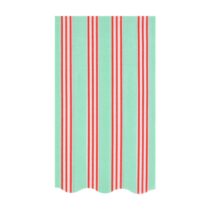Festive Stripe Guest Towels