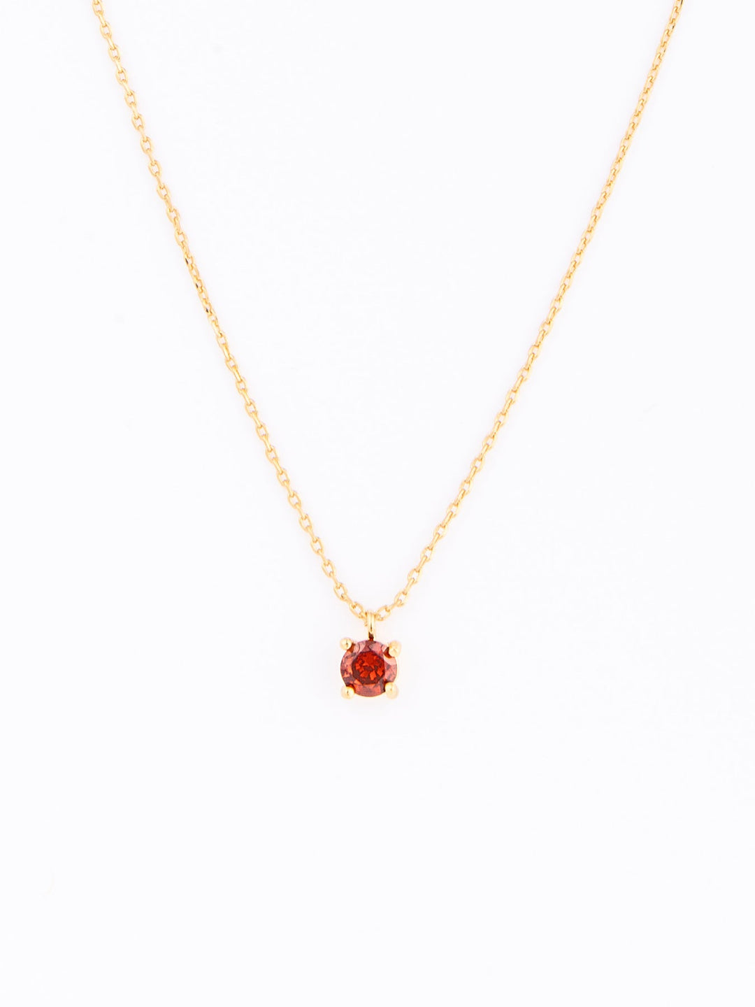 Girls Birthstone Pendant Necklaces