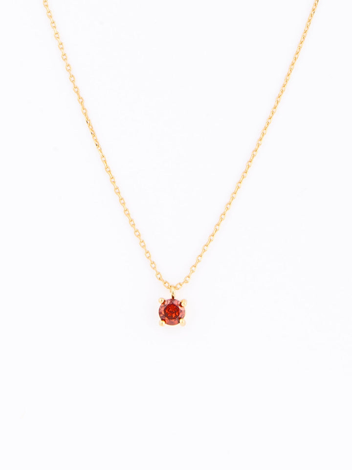 Girls Birthstone Pendant Necklaces