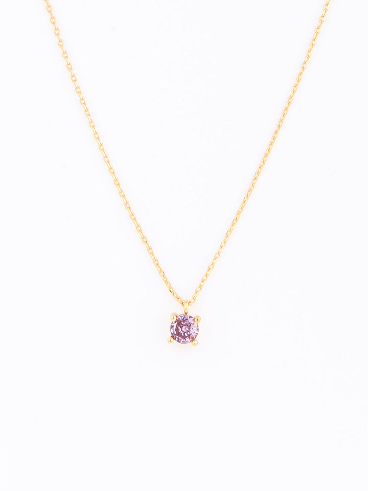 Girls Birthstone Pendant Necklaces