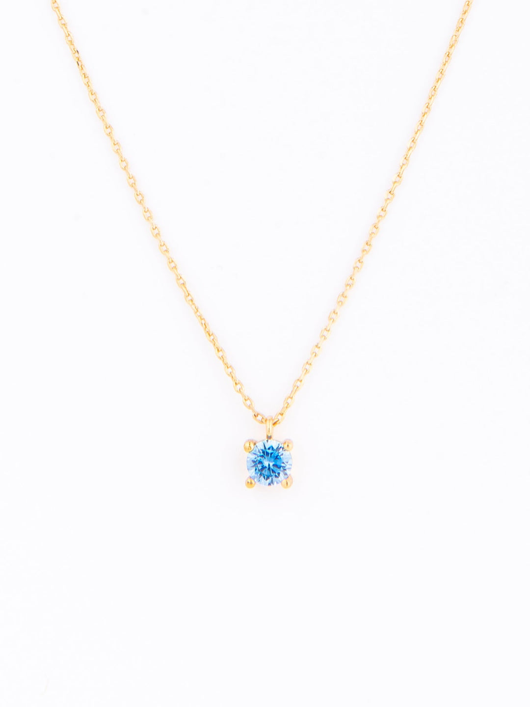 Girls Birthstone Pendant Necklaces