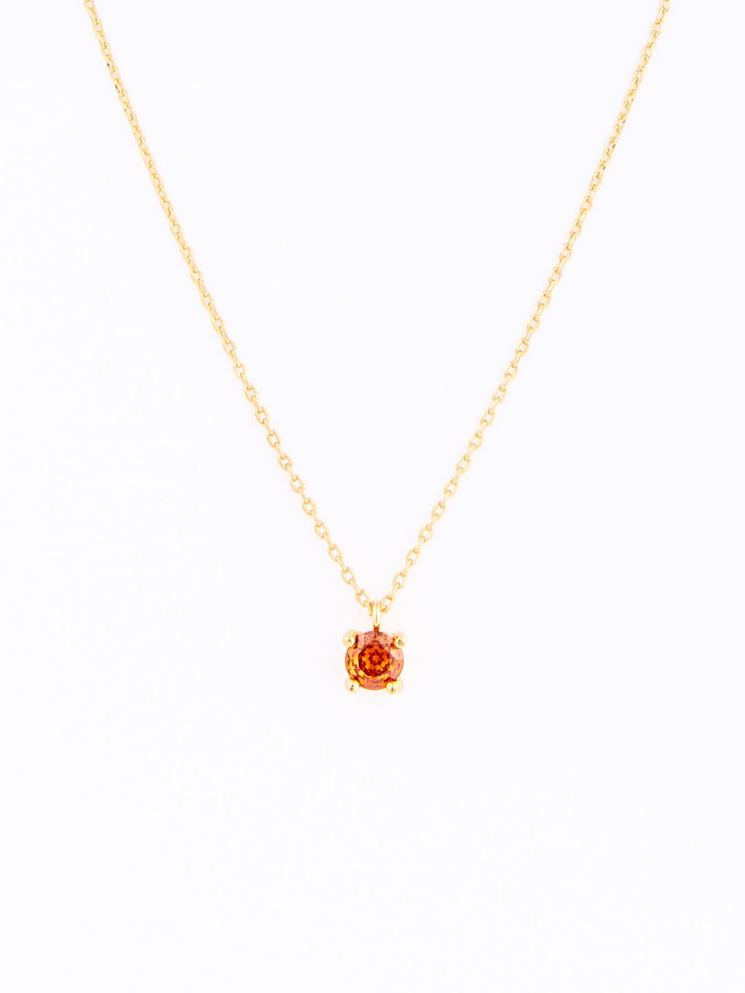 Girls Birthstone Pendant Necklaces