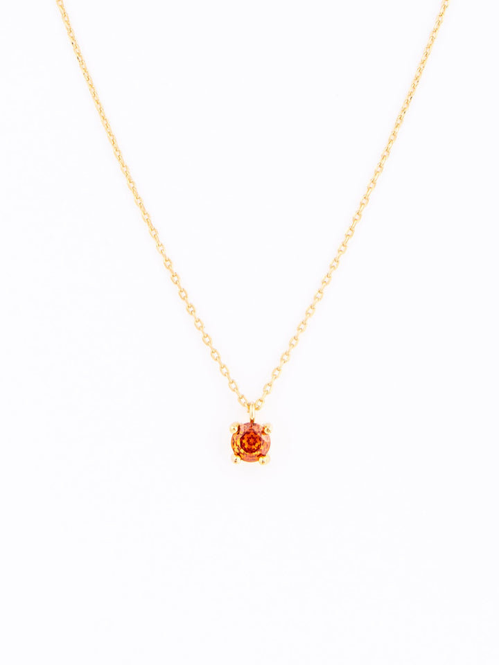 Girls Birthstone Pendant Necklaces
