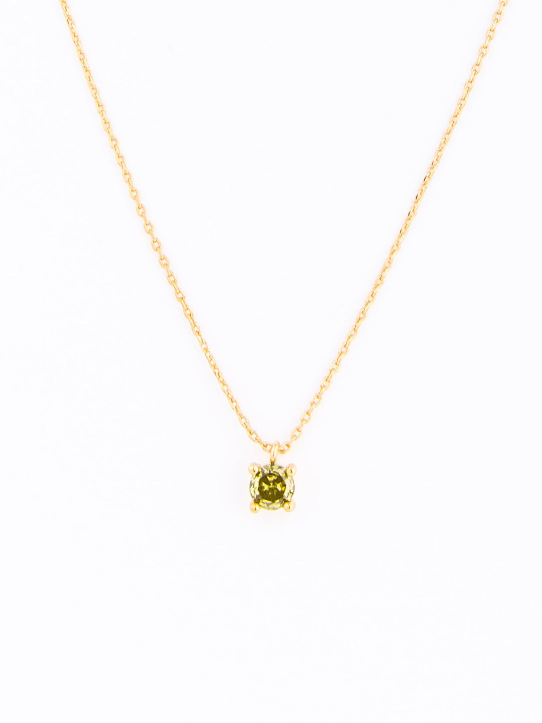 Girls Birthstone Pendant Necklaces