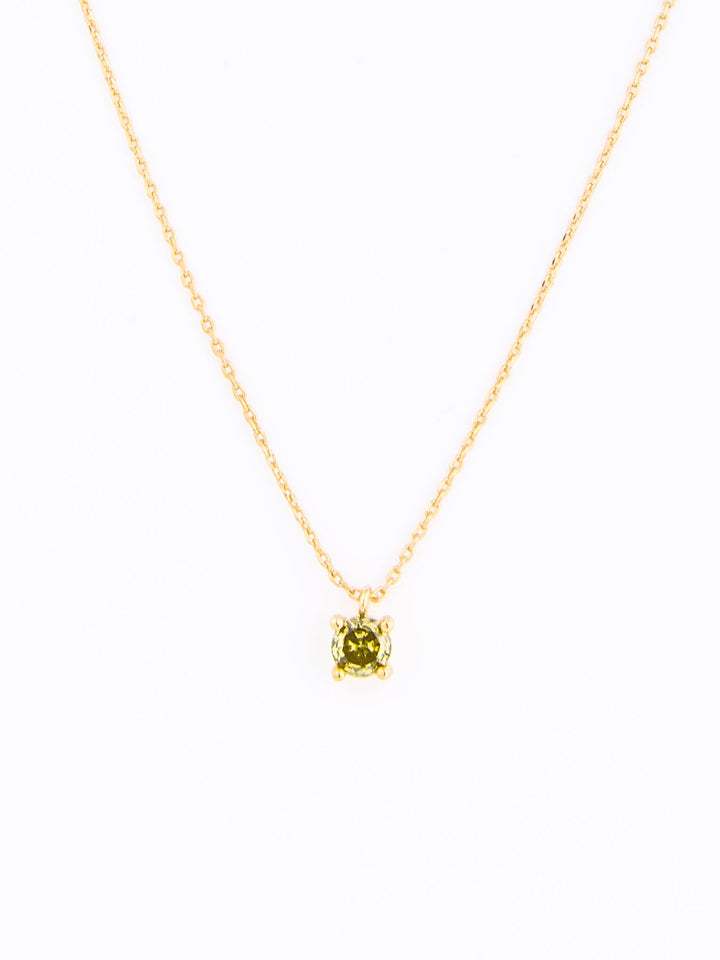 Girls Birthstone Pendant Necklaces