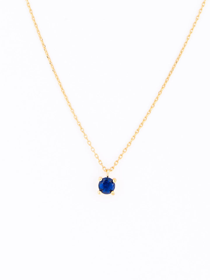 Girls Birthstone Pendant Necklaces