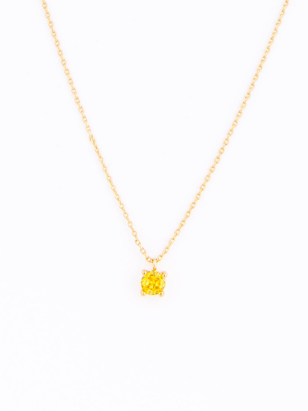 Girls Birthstone Pendant Necklaces