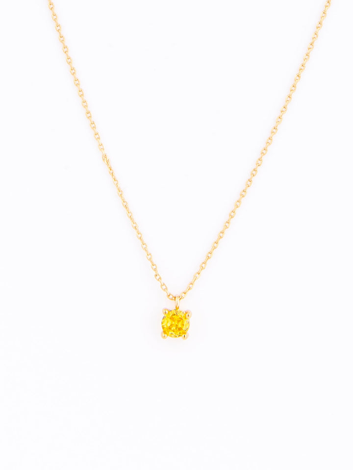 Girls Birthstone Pendant Necklaces
