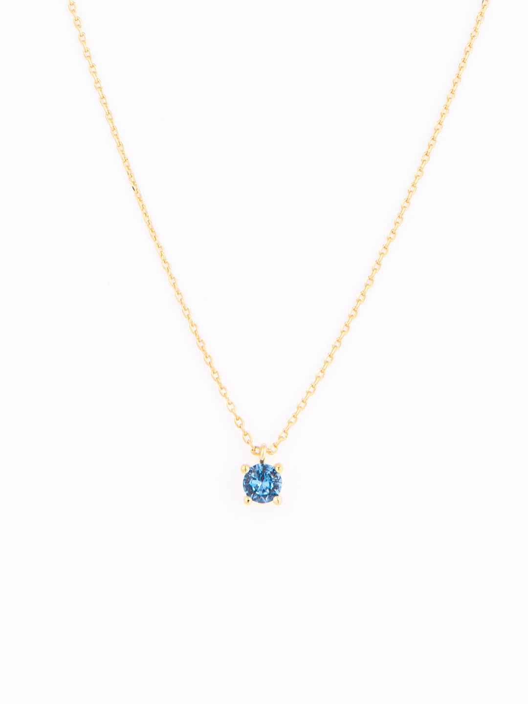 Girls Birthstone Pendant Necklaces