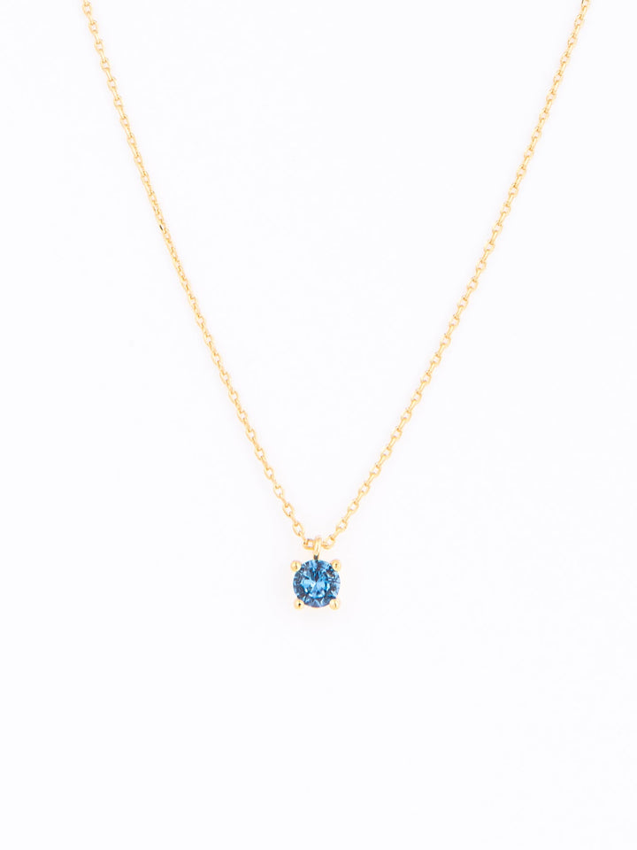 Girls Birthstone Pendant Necklaces