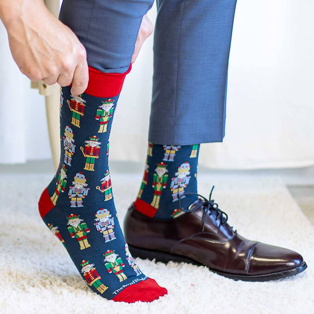 white christmas dresses Men's Nutcracker Socks white christmas dresses Men's Nutcracker Socks