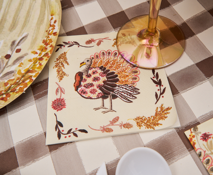 Amber Harvest Cocktail Napkins