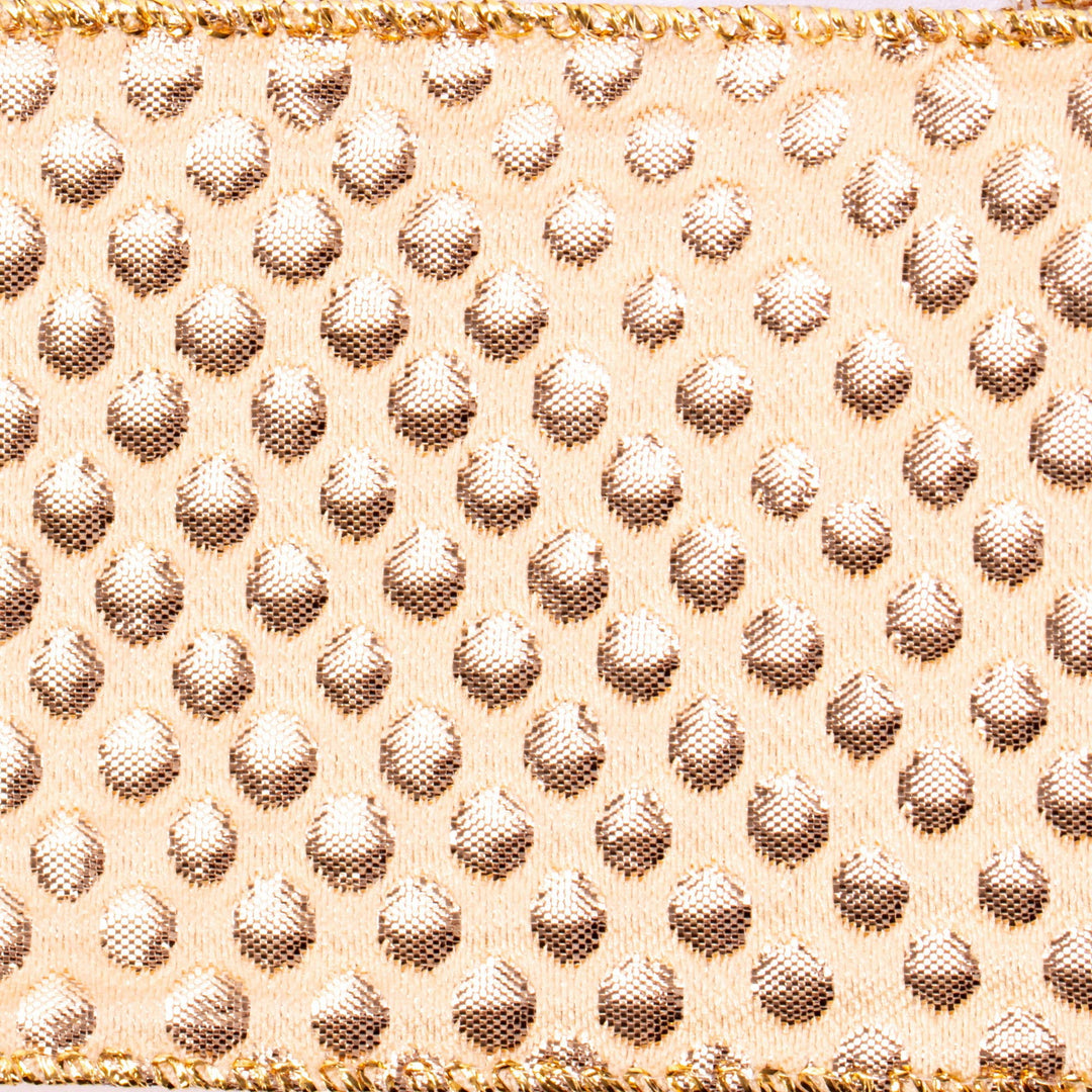 Champagne Spots Ribbon