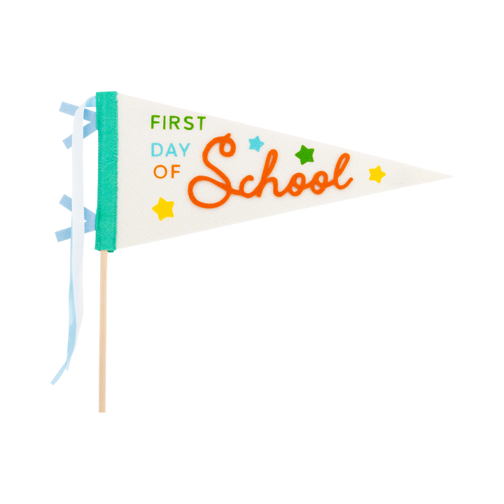 Bright First Day Felt Pennant