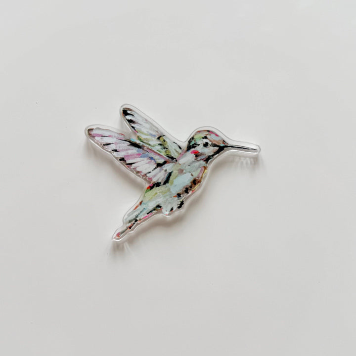 Hummingbird Acrylic Magnet