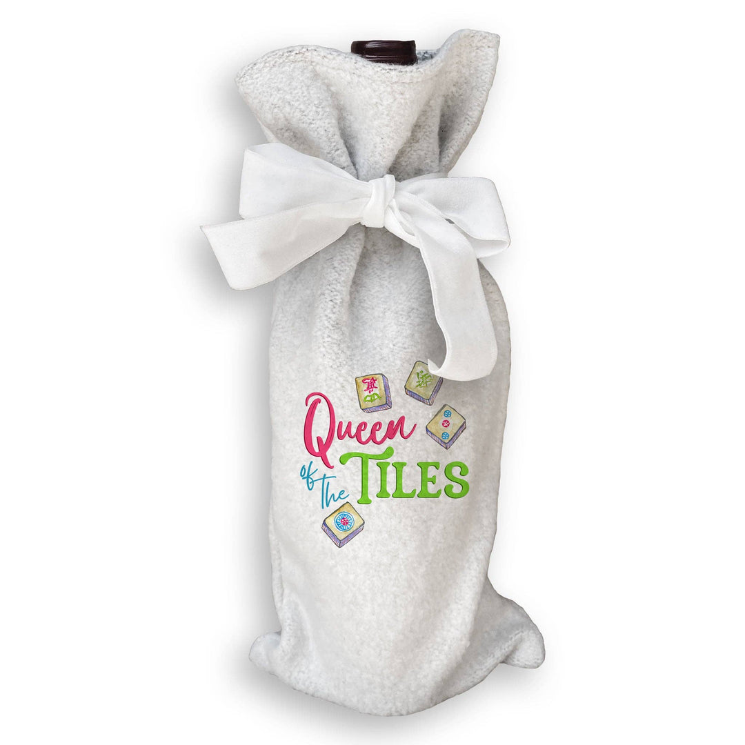 Queen of the Tiles Tea Towel