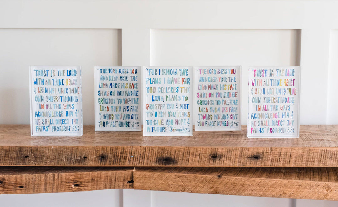 "Jeremiah 29:11" Acrylic Shelf Sitter
