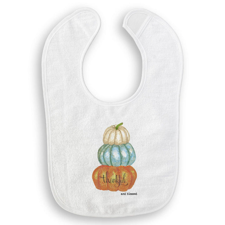 Thankful and Blessed Pumpkin Tea Towel