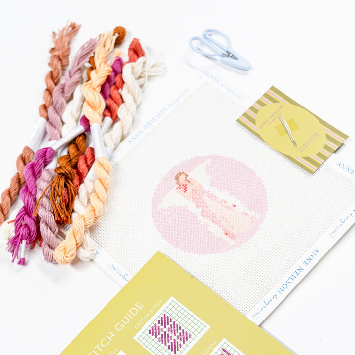 Pink Angel | Beginner Needlepoint Kit