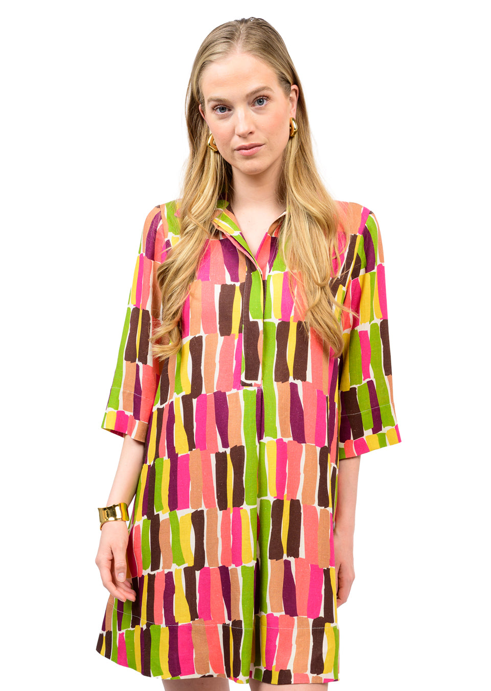 Fall Color Block Shift Dress | Ivy Jane