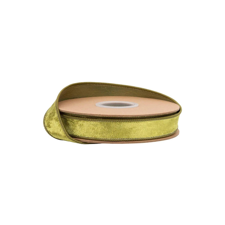 Willow Wired Heritage Velvet Ribbon | 1" 10 Yard Roll