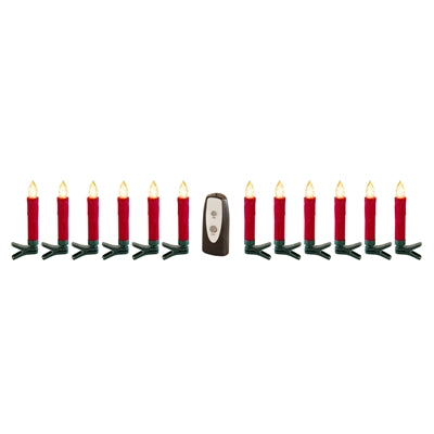 LED Tree Taper Candle Clips