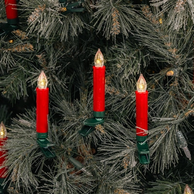 LED Tree Taper Candle Clips