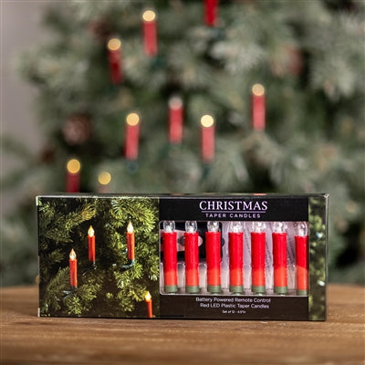 LED Tree Taper Candle Clips
