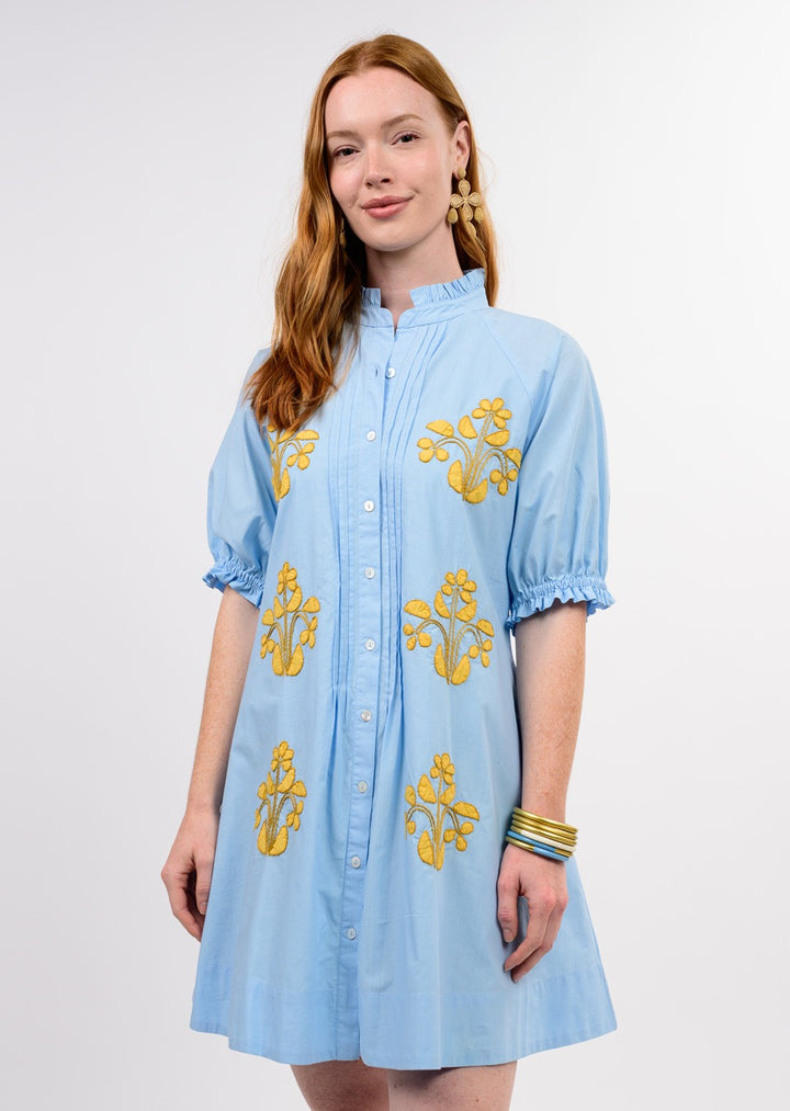 Ivy Jane Block Embroidery Print Dress