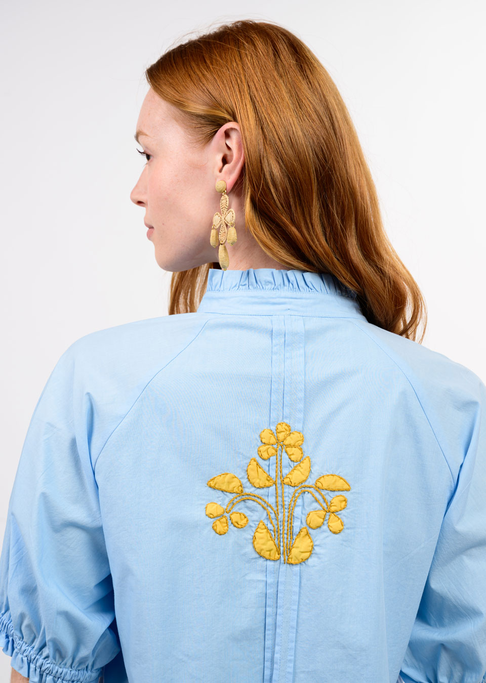 Ivy Jane Block Embroidery Print Dress