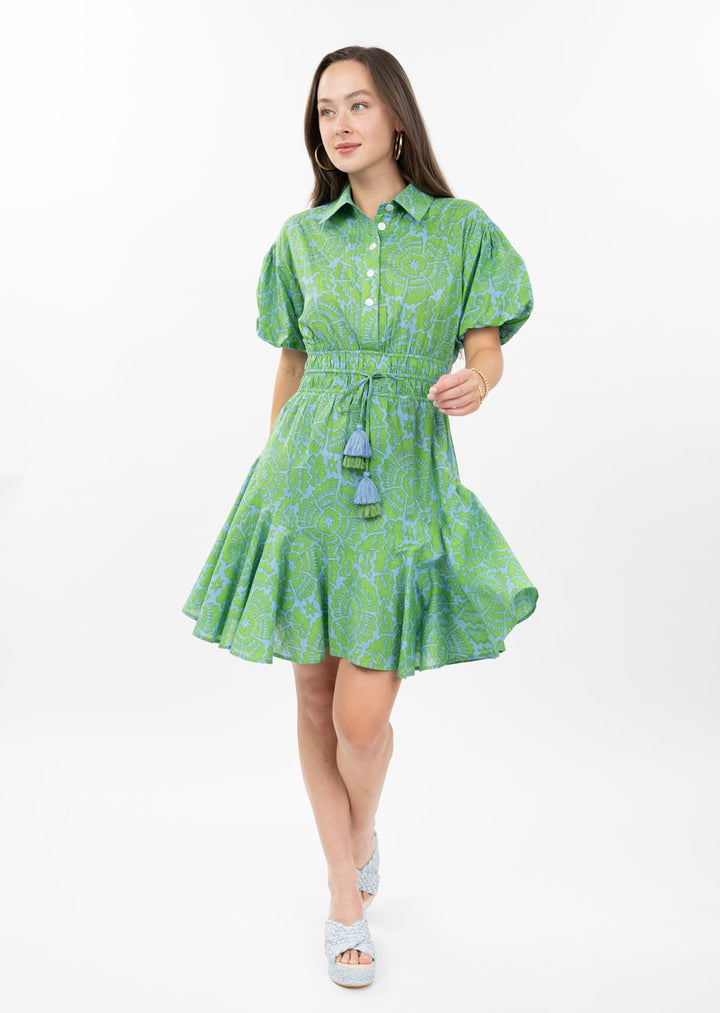 Ivy Jane Flounced Hem Shirt Dress
