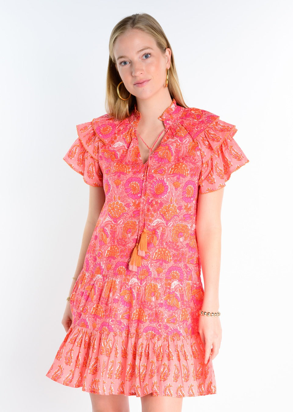 Twin Block Print Dress (Ivy Jane)