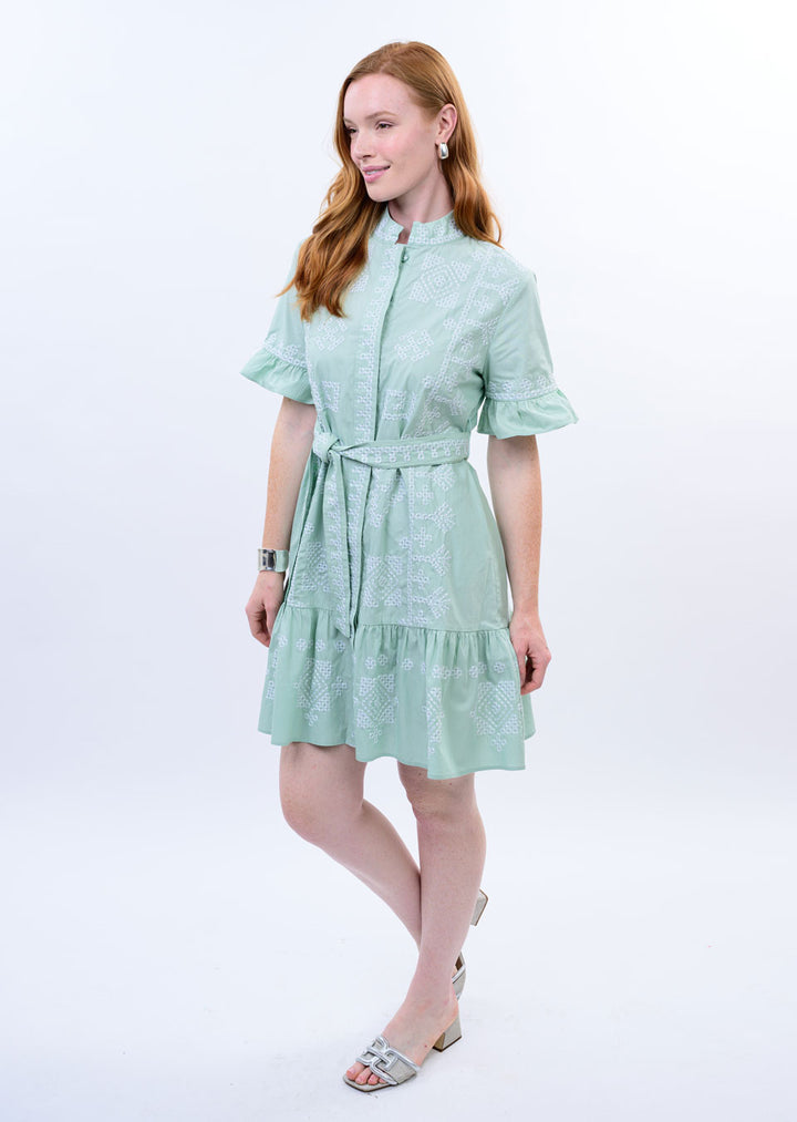 Ivy Jane Cross Stitched Dress