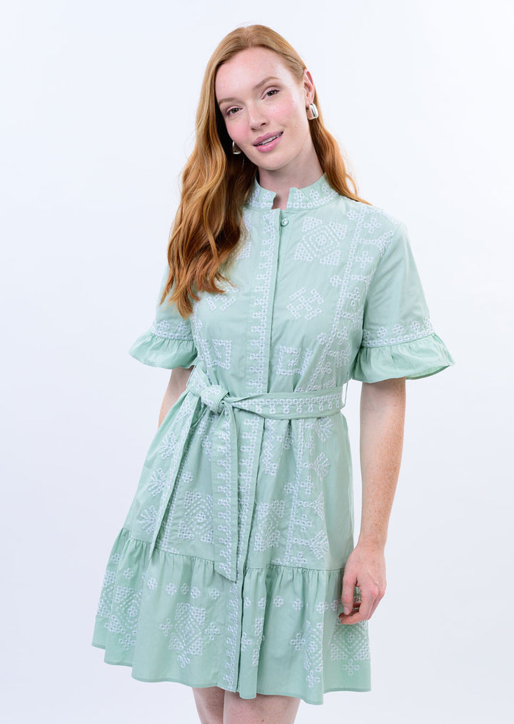 Ivy Jane Cross Stitched Dress