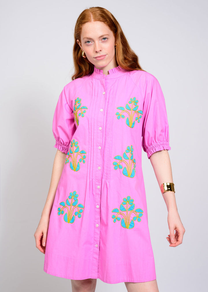 Ivy Jane Pinks Embroidery Dress