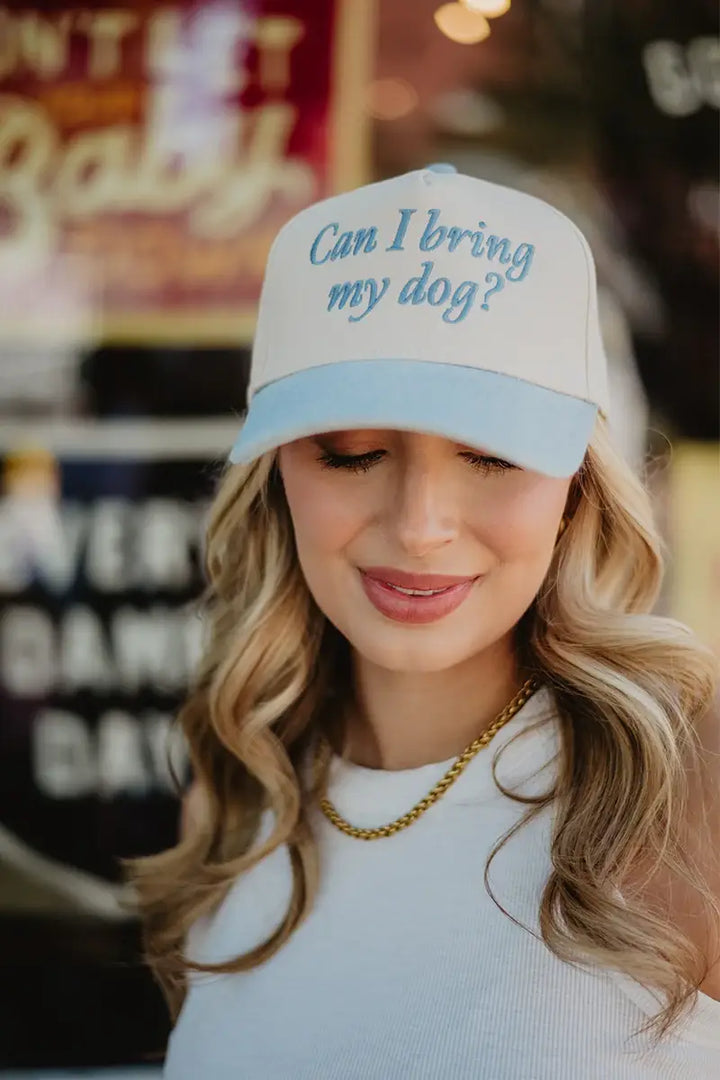 Can I Bring My Dog? Two-Toned Trucker Hat