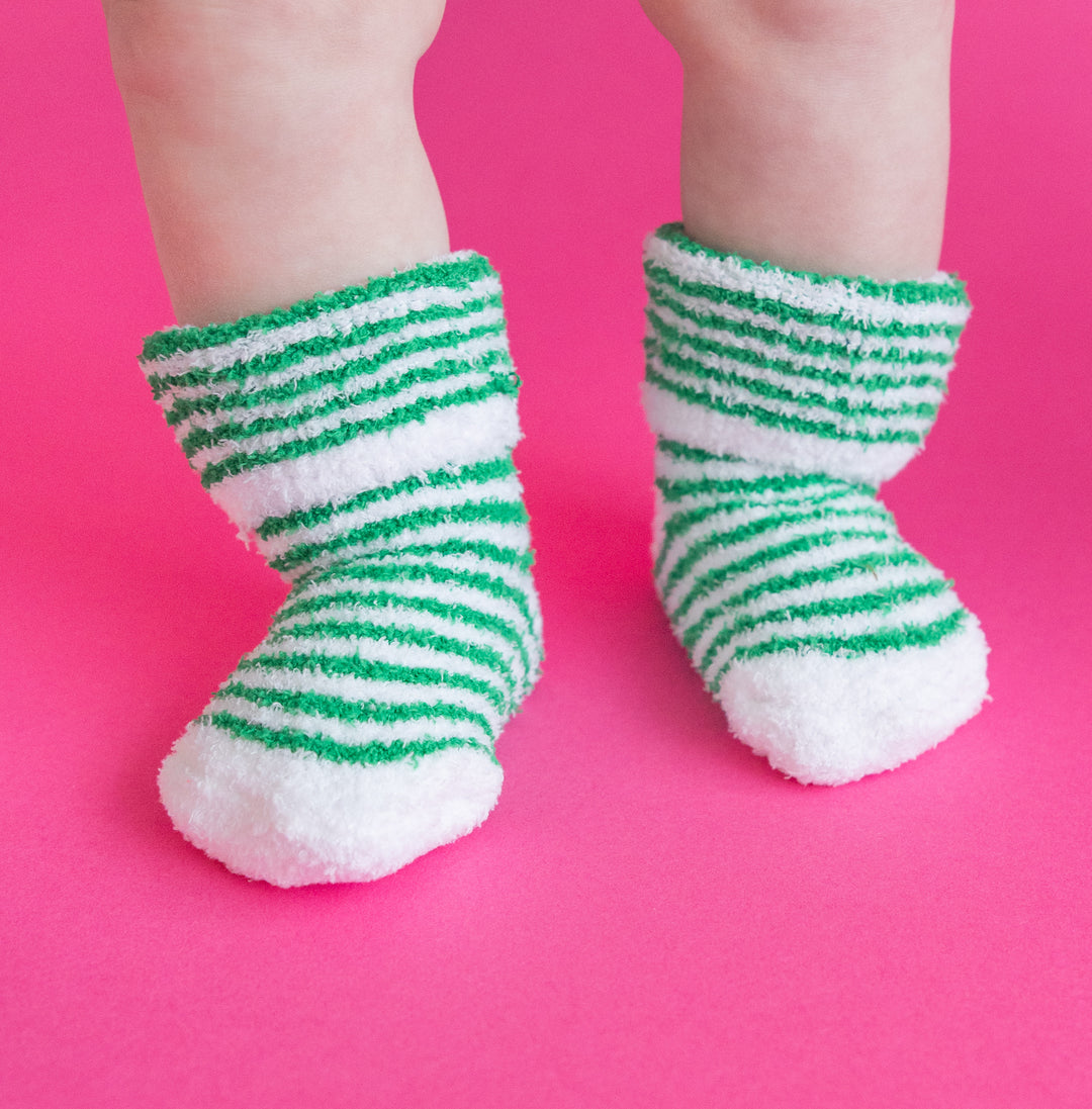 Mouse Creek Infant Snug 0-12 Mos Green Stripe