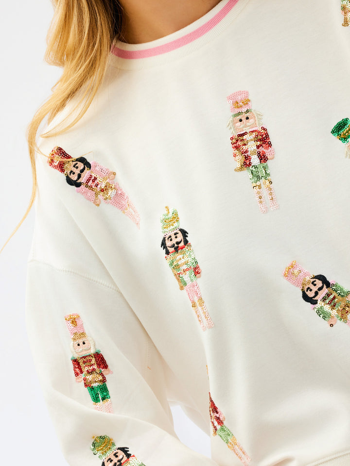 Fun Pink Nutcracker Sweatshirt